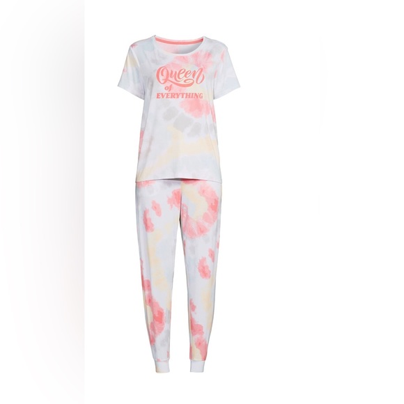 Other - Plus size queen of everything pullover tag-free top tapered leg pjs Set size 3X